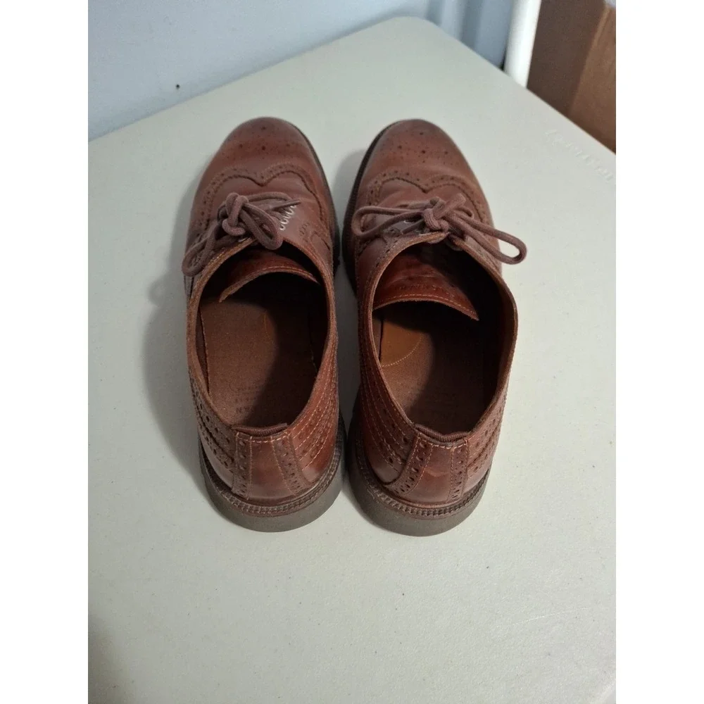 Cole Haan Mens American Classics Longwing Oxford Size 11.5 M‎ Brown Dress Shoe